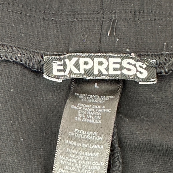 Express Leggings Womens Large Black - Picture 3 of 9